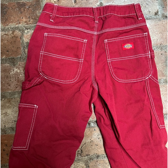 Red Dickies Painter Pants - Size 26 - Picture 4 of 6